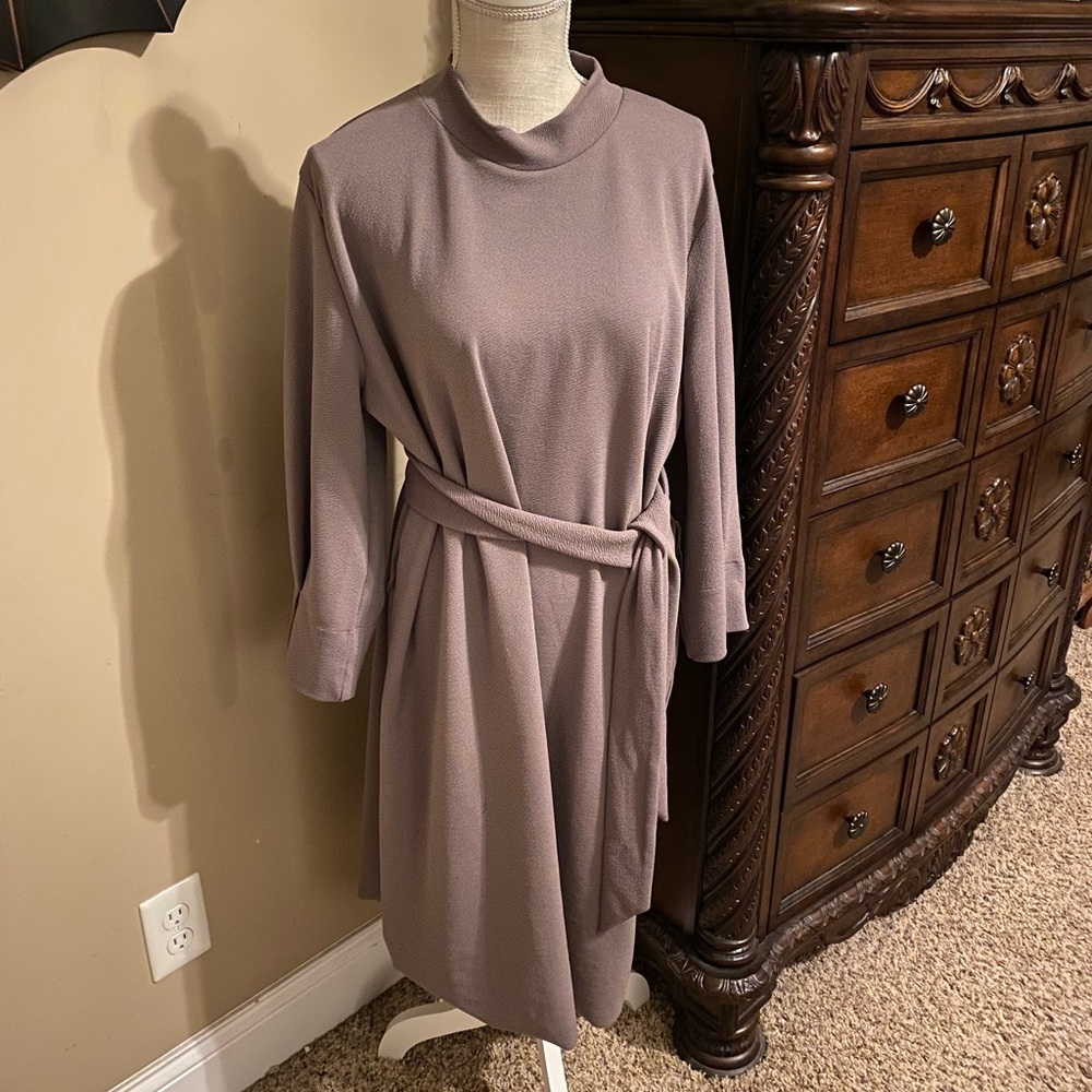 Zara Belted Shirt Dress